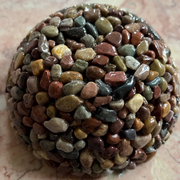 Handmade Multi-Color Pebble Bowl - Picture 5 of 5